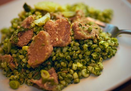 “It’s become one of our favorite meals – made it this time with produce fresh from the Greenmarket.” “It’s become one of our favorite meals – made it this time with produce fresh from the Greenmarket.”
